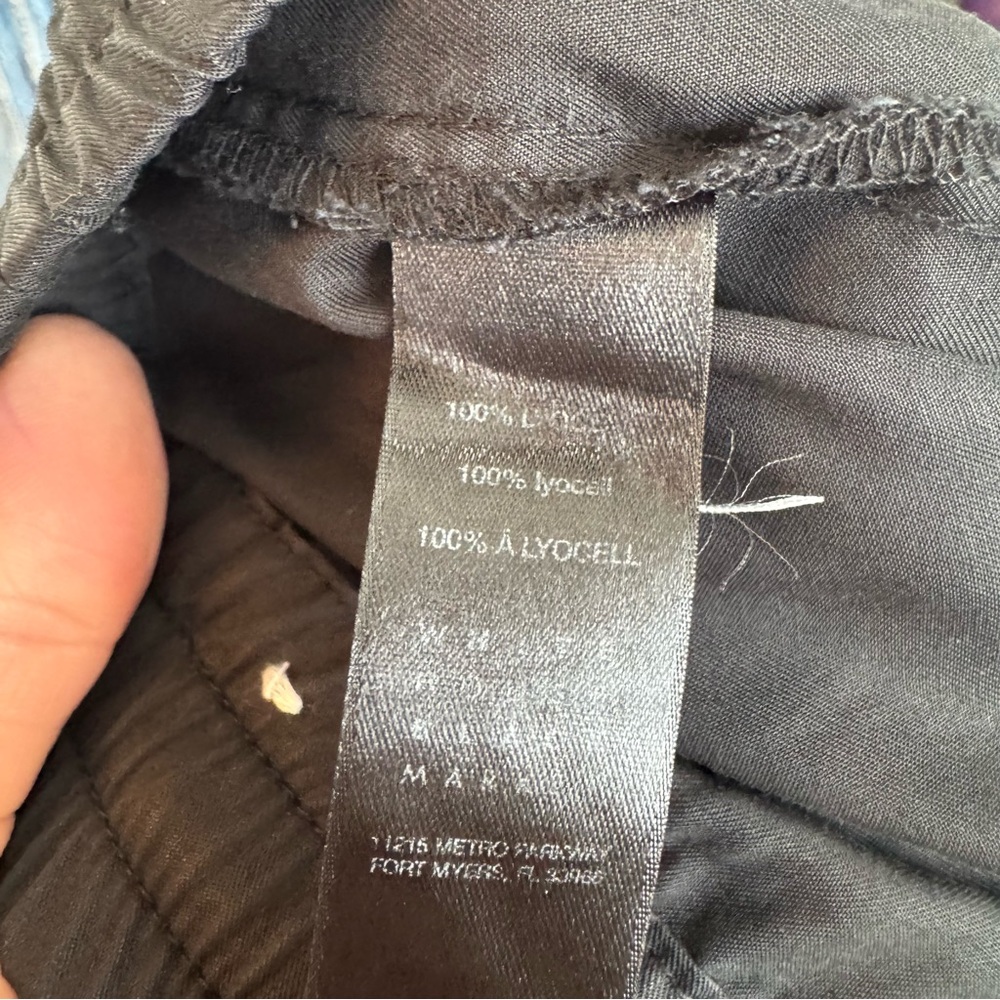 White House Black Market The Jogger black casual pull on pants 10L long - Picture 11 of 11